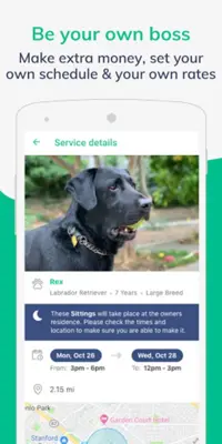 Wag! Pet Caregiver android App screenshot 4